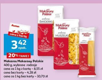 Auchan Makaron muszelki makarony polskie oferta