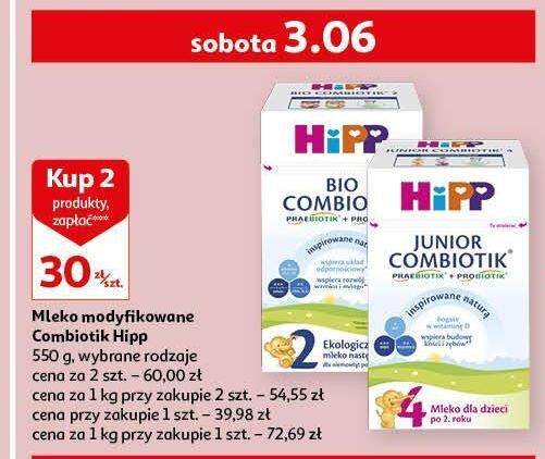 Auchan Mleko 4 hipp junior combiotik oferta