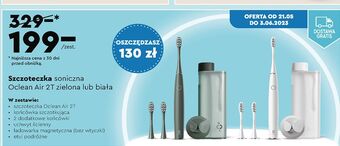 Biedronka Szczoteczka soniczna air 2t zielona oclean oferta