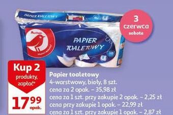 Auchan Papier toaletowy biały auchan oferta