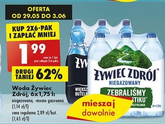 Biedronka Woda niegazowana żywiec zdrój oferta