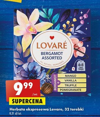 Biedronka Herbata ekspresowa bergamot assorted lovare oferta