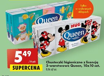 Biedronka Chusteczki higieniczne myszka mickey queen oferta