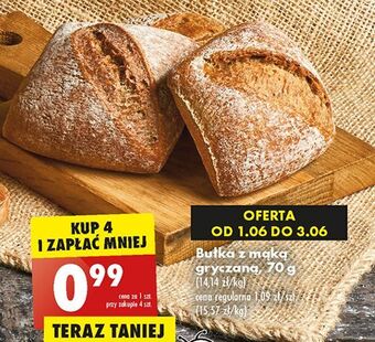 Biedronka Bułka z maką gryczaną oferta
