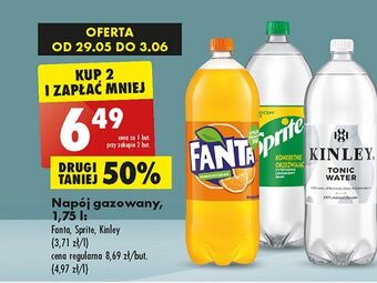 Biedronka Napój tonic water kinley oferta