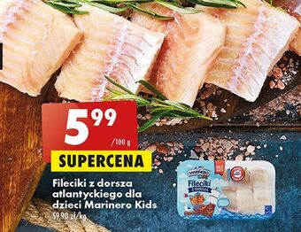 Biedronka Fileciki z dorsza atlantyckiego dla dzieci marinero oferta