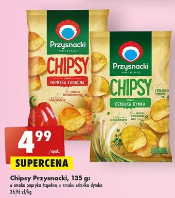 Biedronka Chipsy cebulka dymka przysnacki oferta