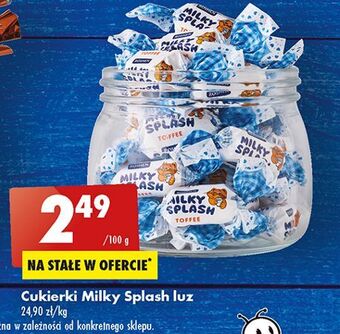 Biedronka Cukierki milky splash roshen oferta