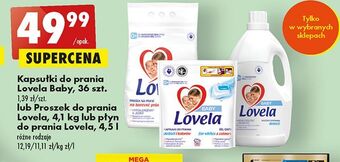 Biedronka Proszek do prania kolorów lovela baby oferta