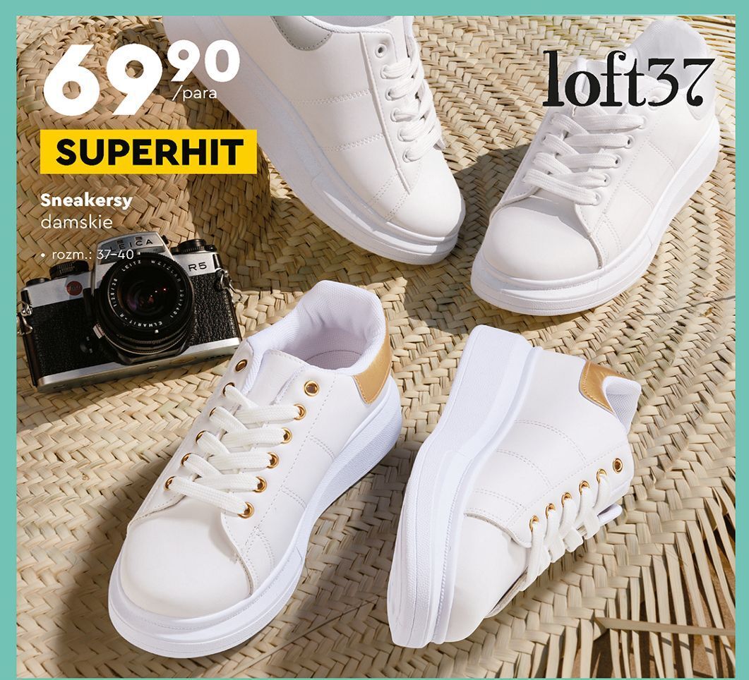 Biedronka Sneakersy damskie loft37 oferta