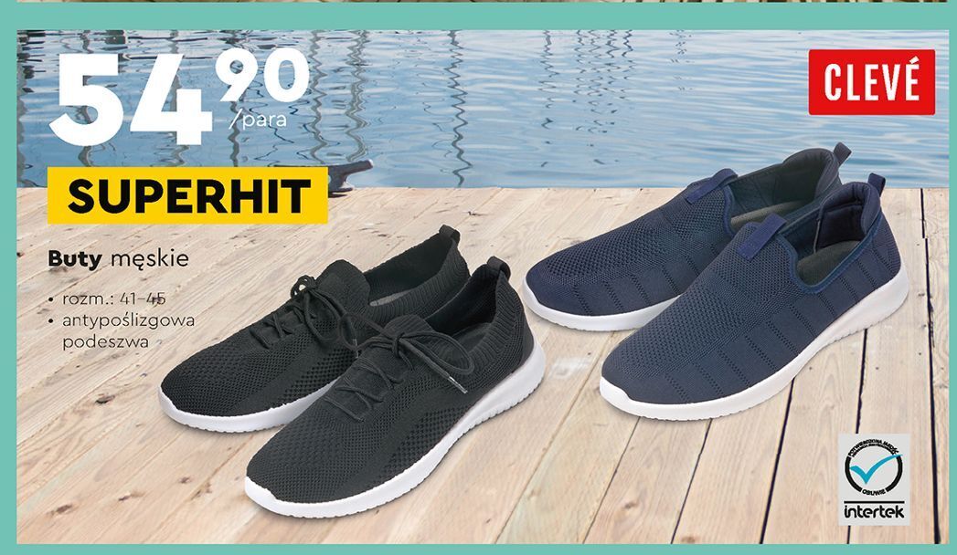 Biedronka Buty meśkie 41-46 cleve oferta