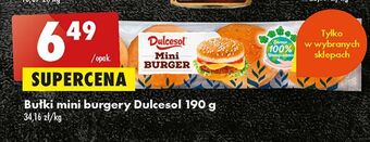 Biedronka Mini burgery dulcesol oferta