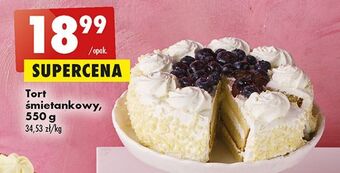 Biedronka Tort śmietankowy oferta