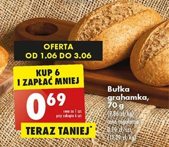Biedronka Bułka grahamka oferta
