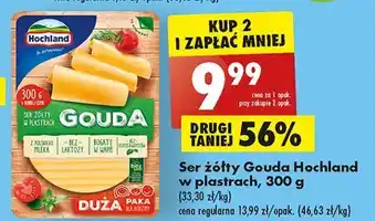 Biedronka Ser gouda plastry hochland oferta