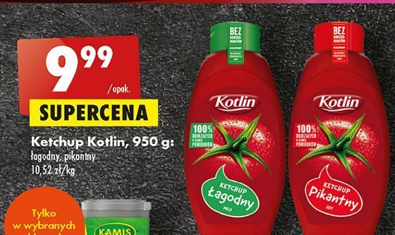 Biedronka Ketchup pikantny kotlin oferta