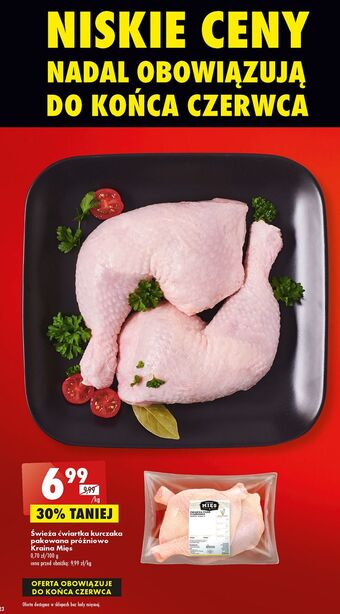 Biedronka Ćwiartka tylna z kurczaka kraina mięs oferta