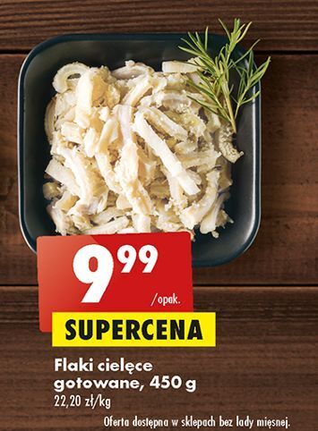 Biedronka Flaki cielęce gotowane oferta