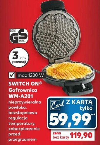 SWITCH ONⓇ Gofrownica WM-A201