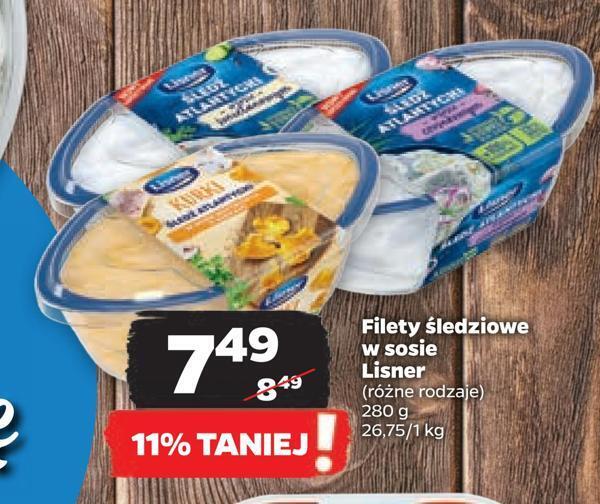 Netto Filety śledziowe w sosie lisner oferta