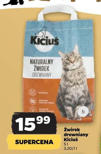 Netto Żwirek drewniany kiciuś oferta