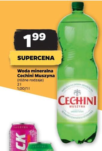 Netto Woda mineralna cechini muszyna oferta