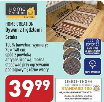 ALDI HOME CREATION Dywan z frędzlami oferta