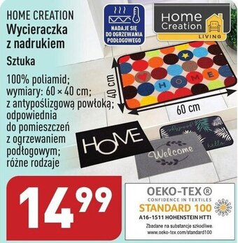 ALDI HOME CREATION Wycieraczka z nadrukiem oferta