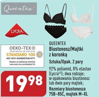 ALDI QUEENTEX Biustonosz/Majtki z koronką oferta