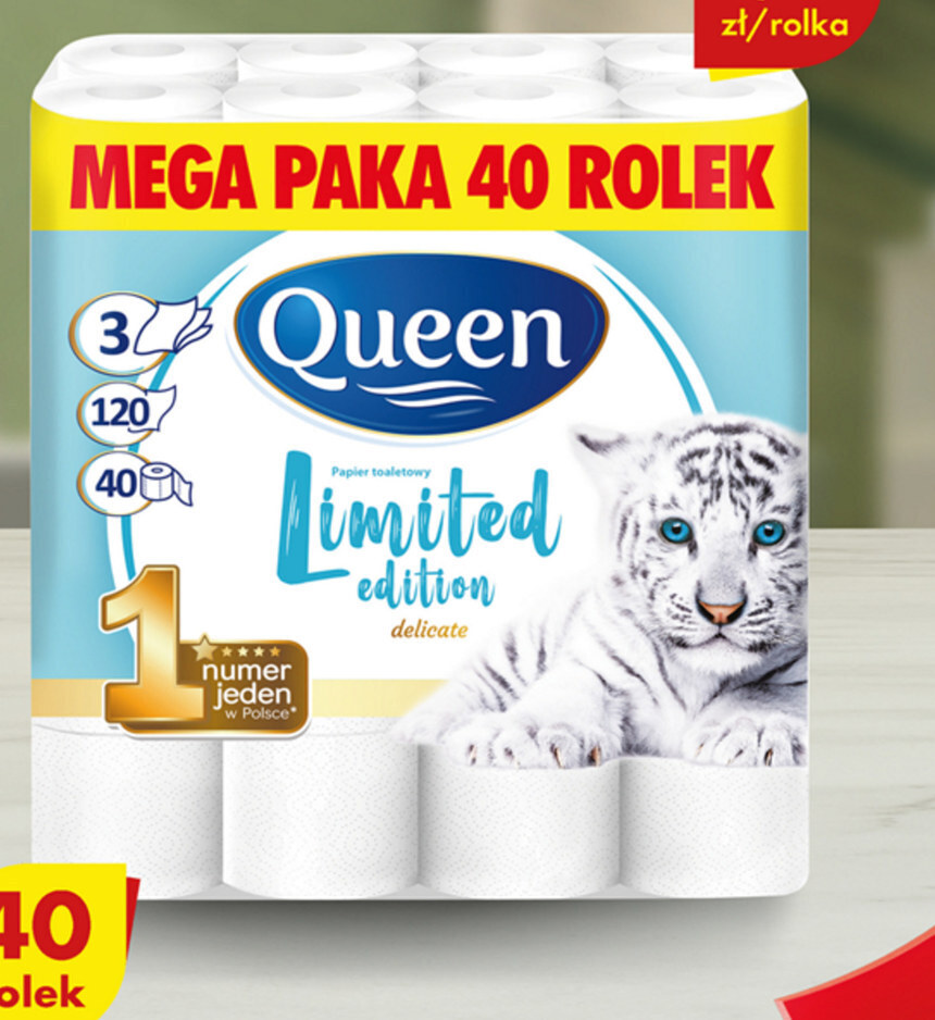 Biedronka Papier toaletowy queen oferta