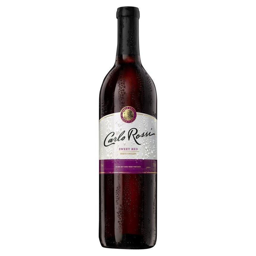 Żabka Carlo rossi sweet red wino czerwone słodkie kalifornijskie 750 ml oferta