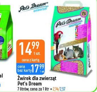 E.Leclerc Żwirek drewniany uniwersalny pet's dream oferta