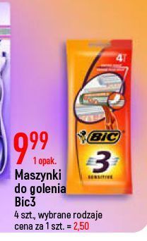 E.Leclerc Maszynka do golenia bic 3 sensitive oferta