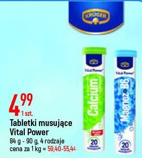 E.Leclerc Tabletki musujące magnez + b6 kruger oferta