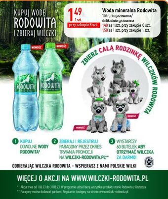 E.Leclerc Woda delikatnie gazowana rodowita z roztocza oferta