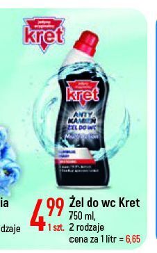 E.Leclerc Żel do wc anty kamień multi action kret oferta