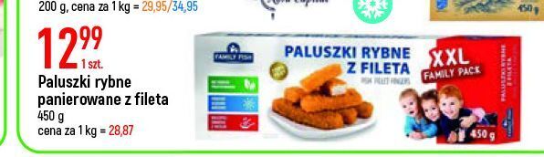E.Leclerc Paluszki rybne z fileta panierowane family fish oferta