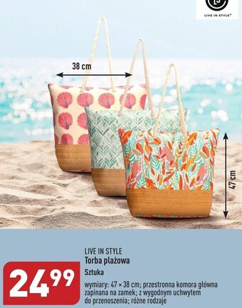 ALDI LIVE IN STYLE Torba plażowa oferta