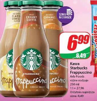 Dino Napój carmel starbucks frappuccino oferta