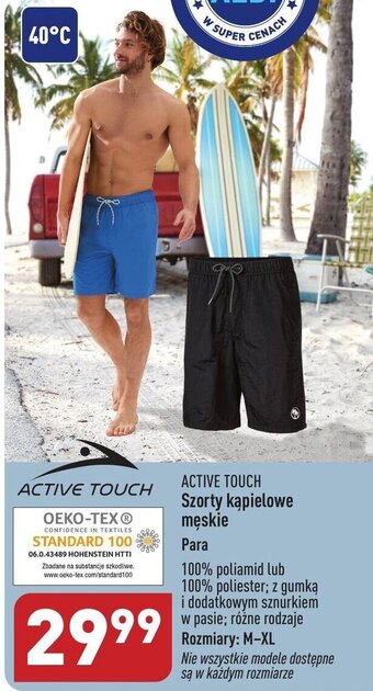 ALDI ACTIVE TOUCH Szorty kąpielowe męskie oferta