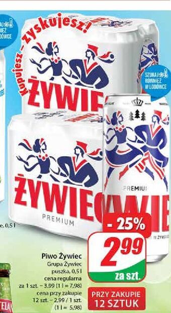 Dino Piwo żywiec jasne pełne oferta