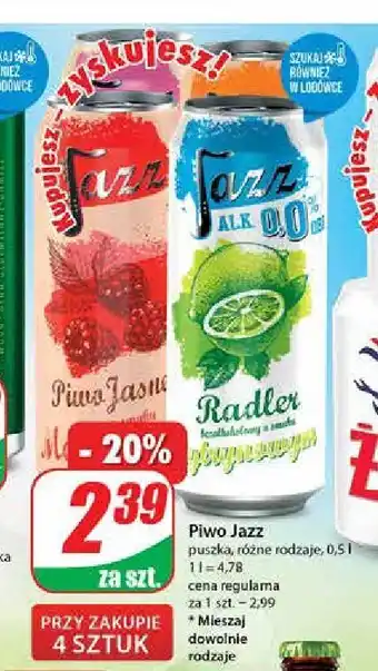 Dino Piwo cytrynowe radler jazz oferta