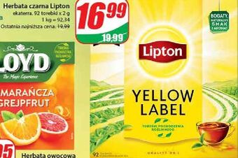 Herbata lipton yellow label tea