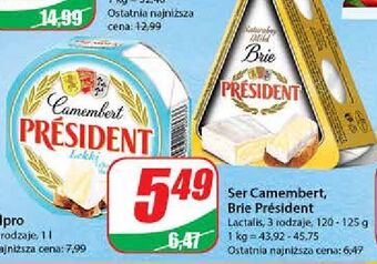 Dino Ser camembert lekki president oferta