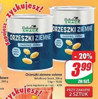 Dino Orzeszki ziemne smażone solone bakaliowy snack oferta