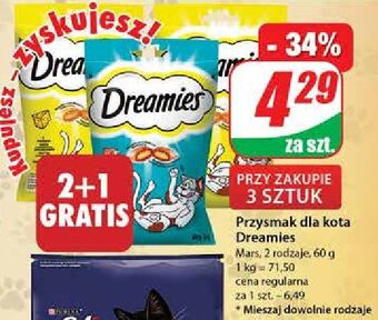 Dino Przysmak dla kota z kurczakiem dreamies oferta