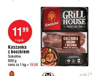 E.Leclerc Kaszanka grillowa z boczkiem sokołów grill house oferta