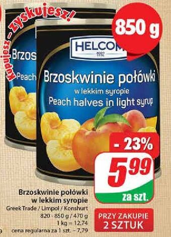 Dino Brzoskwinie połówki helcom oferta
