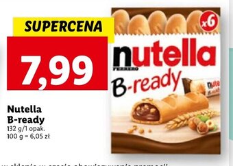 Lidl Nutella B-ready 132 g oferta