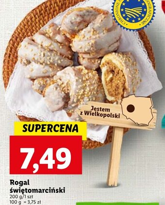 Lidl Rogal świętomarciński 200g oferta